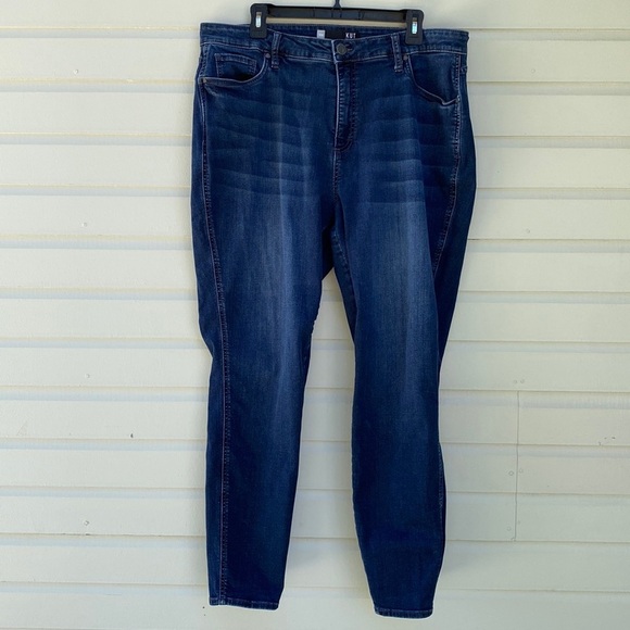 Kut from the Kloth Diana Fab Ab High Rise Relaxed Fit Skinny - Picture 1 of 9